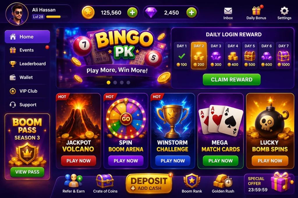 BingoPK Game App