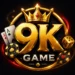 9K Game screen showing VIP club, promotions, lucky spin, and referral features